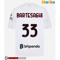 Moške Nogometnih dresov AC Milan Davide Bartesaghi #33 Gostujoči 2026-27 Kratki rokavi